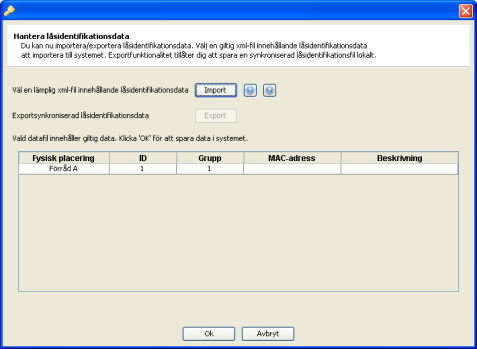 2. Starta Offline Programming Application och skapa en ny installation. Välj även erhållen nyckelfil (*.xml). 3. Klicka på Skapa ny och välj sedan ett lösenord. 4.