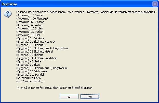 11 Importera inventarier 11.