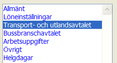 FÖRETAGSINSTÄLLNINGAR De inställningar som beskrivs i detta stycke är individuella för respektive företag.