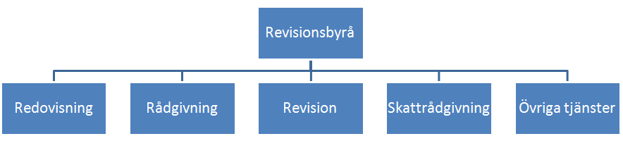 utifrån den grundläggande information som genomsyrar alla de fyra revisionsbyråernas hemsidor.