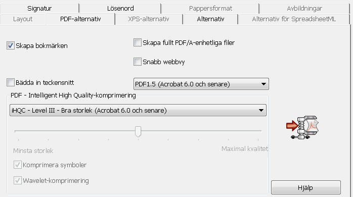 Avsnitt 9: Spara dokument PDF-filen, den innehåller endast en avbild av originaldokumentet.