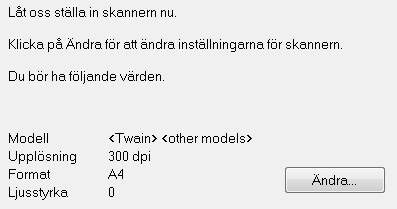 Readiris TM 14 - Användarhandbok Bild, steg 1: Steg 2: Välj din skanner (Obs!