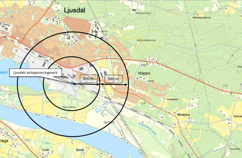 Tillståndsansökan Projektnummer 15201 Sida 9 av 14 Ljusdals avloppsreningsverk Utsläppspunkt Figur 2. Lokalisering 8.