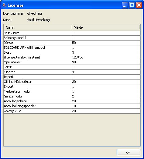 Licenser och tillval ARX är uppbyggt av licensstyrda moduler. I programmets menyoch knapprad visas endast de moduler som du har licens för.