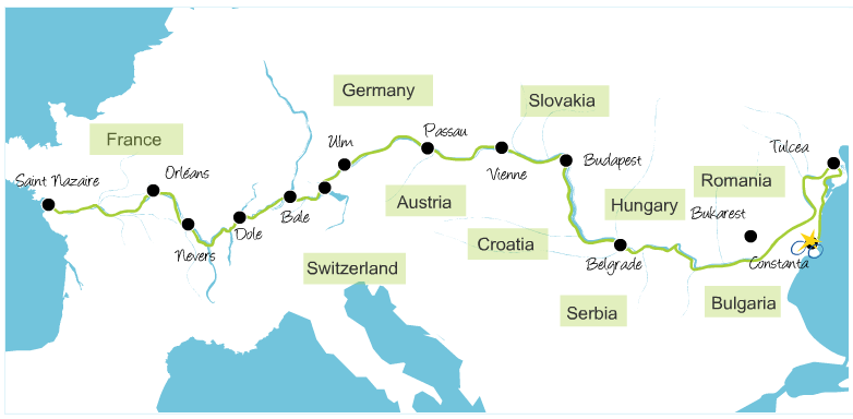 Exempel på framgångsrika cykelturistleder i Europa: Donauleden (Österrike) 65 000 cyklade hela vägen 2006 omsatte ca 225 Mkr Moseldalen (Tyskland) Samma storleksordning som Donauleden Sea to Sea