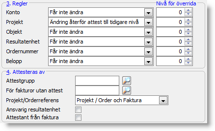 Attestering Vid attesthantering finns nu en ny funktion för att skicka en faktura till en granskare, gäller endas fakturor som inkommit via EDI.