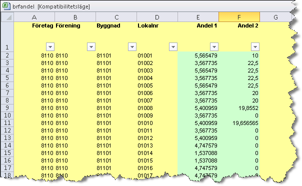 Det finns ingen funktion i 3L Pro för att beräkna kapitalandelstalet. Värt att nämna är dock att alla i föreningen som ska bära andel av kapitalkostnaderna ska ha ett kapitalandelstal.