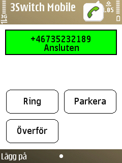 Samtal direkt till dig För att ta emot ett samtal som kommer direkt till ditt personliga telefonnummer, svarar du på samma sätt som om samtalet kommer till huvudnumret.