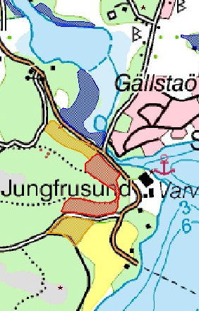 På åsen växer gammal barrskog som klassats som nyckelbiotop av Skogsstyrelsen. Planområdet gränsar mot området med nyckelbiotopen. Nyckelbiotopsinventeringen är gjord på uppdrag av Skogsstyrelsen.