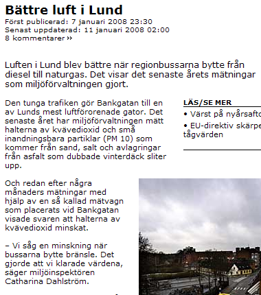 Varför är gasdrift bra? Byte till gasdrift ger miljöfördelar redan i dag! Gas vs. bensin: -CO 2 24% Dual-fuel vs.