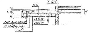 Figur 1 Detalj av yttervägg. Figur 2 Detalj av balkonginfästning. Radon Byggnadsmaterial från tiden då Lövgatan 2A-I uppfördes kan innehålla radon, ofta då i form av blåbetong (en form av lättbetong).