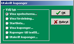 Särskilda noteringar för leverans av spel med spelformen V64 När du inom programmet väljer spelformen V64, kommer det automatiskt fram en kryssruta till höger om V64 symbolen där du kan markera om du