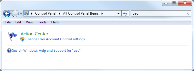 Att tänka på inför installation Låt denna gå klart AVAKTIVERA UAC USER ACCOUNT CONTROL Du som har Windows 7 eller Windows 8 måste