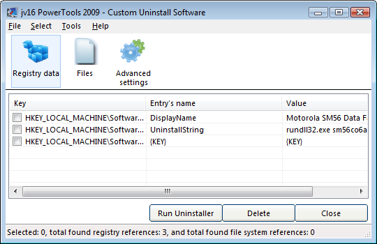 Custom Uninstall Software Image 19.