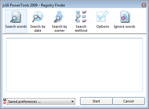 Registry Finder Att söka för information i registret kan vara väldigt lätt och snabbt när du använder Registry Finder. Image 26. The Registry Finder allows you to search for data in the registry.