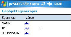 Anteckningslager Allmänt Anteckningslagren används för att ute i fält rita ytor, linjer och punkter för att senare i SkogView kunna uppdatera fastighetskartan.