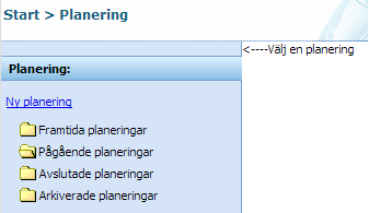 Skapa För att kopiera planering och information, se avsnittet Att tänka på.