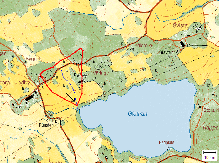 Väringe, Svärtaån Svärtaåns avrinningsområde är ett av de områden som läcker mest fosfor per ytenhet i Norra Östersjöns vattendistrikt.