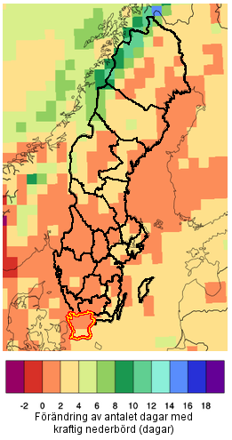 kraftig nederbörd