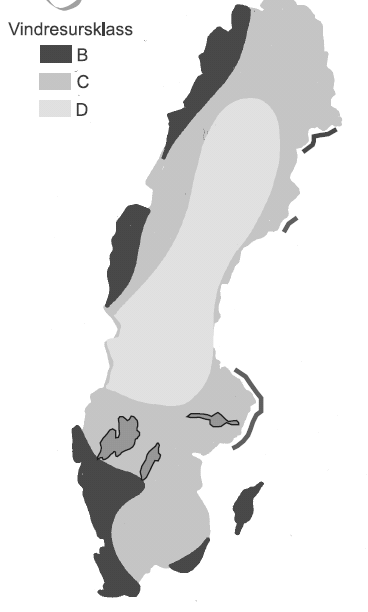 BILAGA 1 LULEÅ (+) (-) SUNDSVALL (+) BJUV (-) Vindkraftsområdet Kalmarsund KARLSKRONA (+) Figur: Principskiss