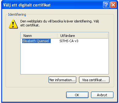 3C-registret öppnas Om du har tillgång till mer än ett register kommer du efter inmatning av PIN-koden att kunna välja vilket register som du vill ha åtkomst till.