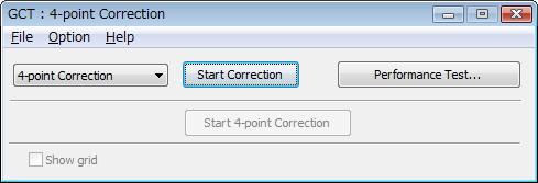 8. Supportprogram för användare ❹ Projicera en bild från en vinkel (Geometric Correction Tool i Image Express Utility Lite) (stöds inte av PE501X) Funktionen Geometric Correction Tool (GCT) låter dig