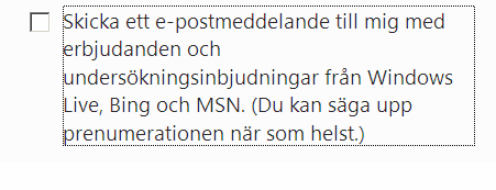 Ange din födelsedag med år, månad och dag. Nu kommer vi till en ruta där du ska bevisa att du inte är en robot. Varför måste du göra det?