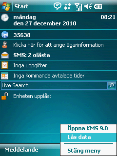 A N V Ä N D A R H A N D B O K 4. Klicka OK för att spara ändringarna. För att omedelbart blockera åtkomst till en mapp, klicka ikonen för Kaspersky Mobile Security 9.