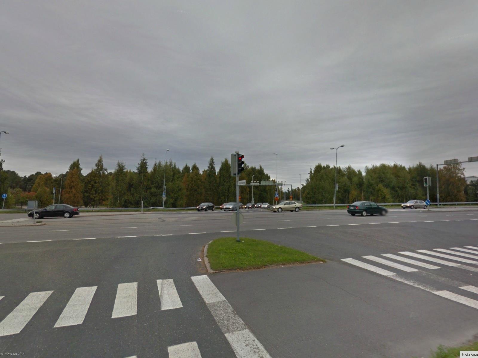 VT4/KONTINKANGAS WEST (INTERSECTION 27) W, S, E, N = Kompassen punkten