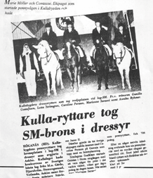 Föreningen bildades 1936 på initiativ av Richard Nelson, Stjärnelund, och Henry Ohlsson, Måarp. Dessa båda herrar cyklade till Löjtnat Axel Brunnström på Bjärbolund för att starta en ryttarförening.