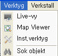 Search Viewer Verktyg Så här kör du andra visningsverktyg Om du vill köra något av de andra två programmen väljer du [Verktyg]> [Live-vy] eller [Inst.verktyg] i menyfältet.