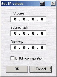 Konfigurering av nätverksinställningar Varje enhet har en unik IP-adress eller MAC-adress. 3. Markera den enhet vars IP-adress du vill ändra. 4. Klicka på knappen Set IP Address.