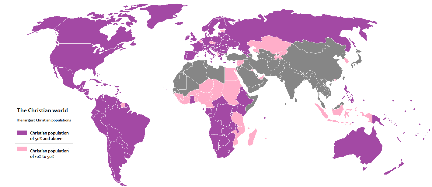 Statistik - Kristen population i världen [2]