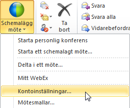 Kom-igång-guide för värd 32 Kontrollera resultatet och gör kontoinställningar 1 De program som presenterades i dialogrutan vid punkt 14 ovan har nu fått nya menyalternativ.