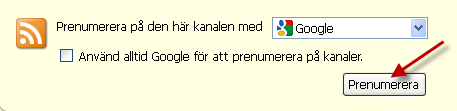 1. Skapa en RSS-bevakning från en specifik tidskrift Gå till UB:s tidskriftslista Sök fram en tidskrift och klicka på info Klicka på Innehåll senaste nummer Prenumerera på den här kanalen med välj