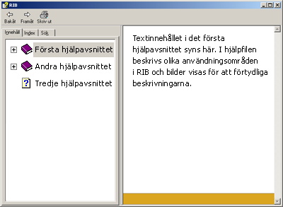 2. Använda hjälpen i RIB Karta Det finns ett flertal olika sätt att få hjälp och tips om RIB Karta: Kom igång med RIB Karta är en guide som finns i form av en PDF-fil som du kan ladda ner ifrån vår