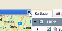 Om du drar och släpper på en otillåten plats så kommer vyn automatiskt att dockas i fönstrets vänstra kant. 6.2.4.