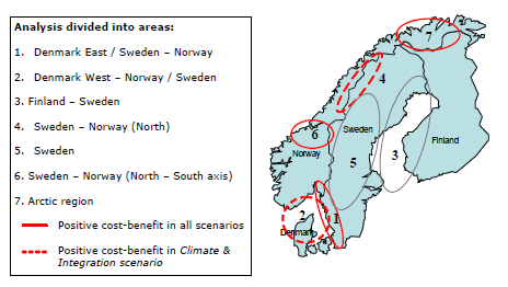 Avsikten är att samtidigt kartlägga möjligheterna för en dubbelriktad HVDC - kabel mellan Finland och Viborg.