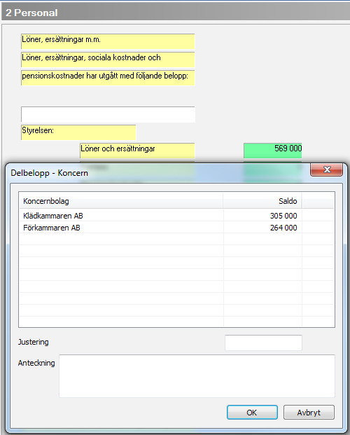 Koncernårsredovisning Koncernårsredovisningen hittar du bland dokumenten i mappen Redovisning/Årsredovisning med namnet Årsredovisning Koncern.xls.