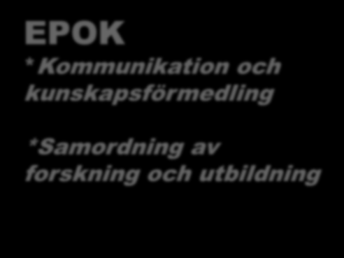 EPOK *Kommunikation och kunskapsförmedling