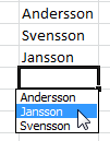 Skapa en enkel kalkyl - Skriva text och tal Skriva text och tal När du skrivit de tecken som ska finnas i aktuell cell måste du bekräfta inmatningen. Det finns ett antal alternativ.