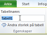 Databas - Tabellhantering listhantering Markera rader och kolumner Det tillkommer fler markeringstekniker i en lista.