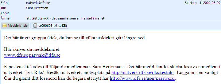 8. 8.Välj utvalda medlemmar, eller kryssa i alla medlemmar. Glöm inte att skicka! 9. 9. Du kan även lägga till egna e- postadresser. Vill du lägga till fler separerar du med kommatecken.