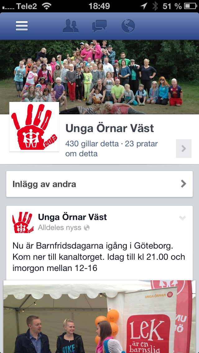 Det är även där vi tycker och tänker och delar med oss av våra åsikter GILLA oss på