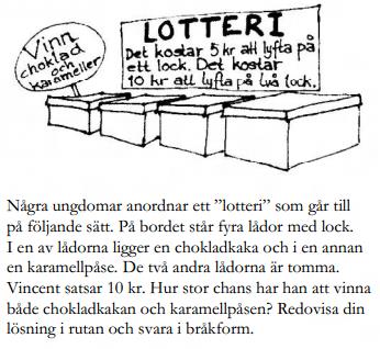 Nationella prov i verkligheten: Sida 3 7 Koordinatsystem används vid planering av reserutter för flygplan och fartyg.