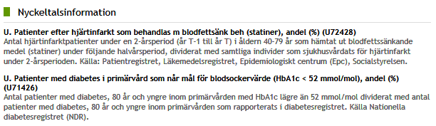 Fri sökning skapa ditt eget urval för jämförelser och analys 1. Sök nyckeltal via sökfältet Sök nyckeltal, eller genom att klicka på Bläddra-knappen.