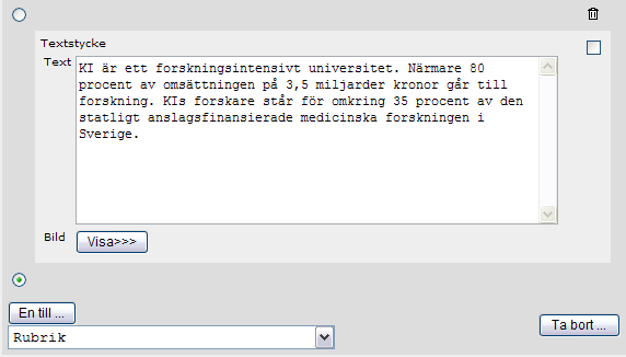 Figur 4.13 Klicka på knappen Byt. Komponenten flyttas upp en plats. 4.5.