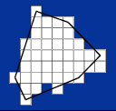 Det finns tre typer av polygonapproximationer: - Merging: Starta i en konturpixel och testa med linjer tills de följande konturpixlarna.