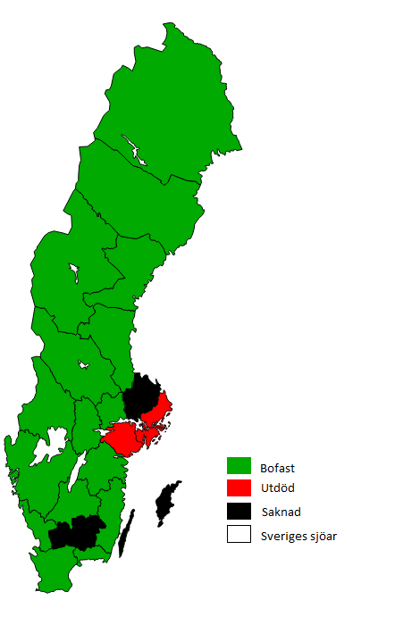 Flodpärlmussla Förekomst Flodpärlmusslan förekommer från Arktis och de tempererade zonerna i Ryssland genom Europa till de nordliga havsregionerna av Atlanten.