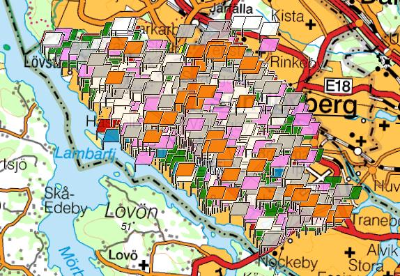 Av det totala antalet insatser har de insatserna som saknat händelsetyp tagits bort och är ej med i analysen, för insatsområde VY är det 57 insatser. Figur 97.